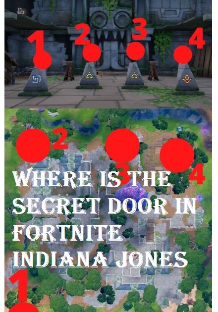 fortnite indiana jones secret door code